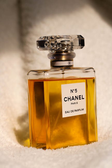 High-end perfume bottle representing luxury wealth management